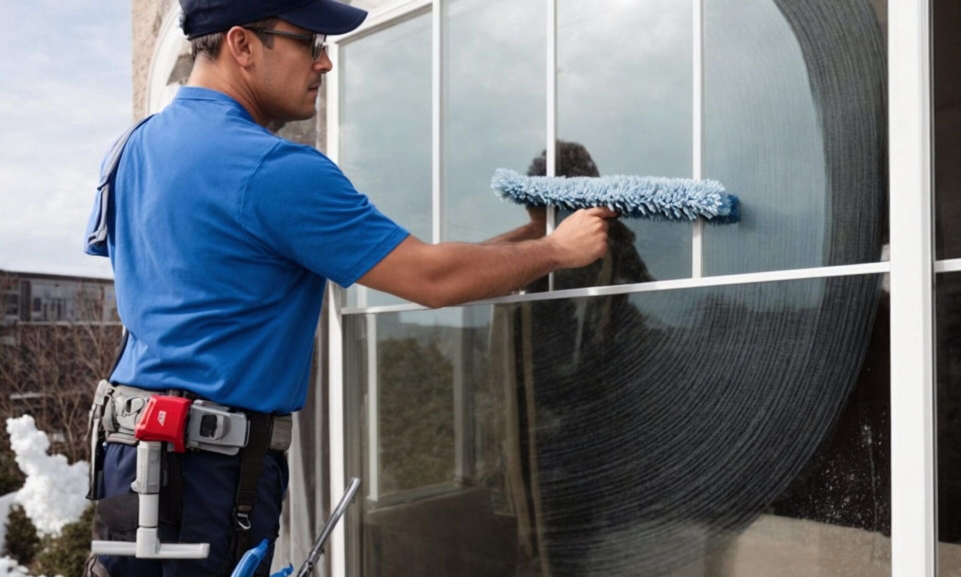 Window cleaning service, Commercial